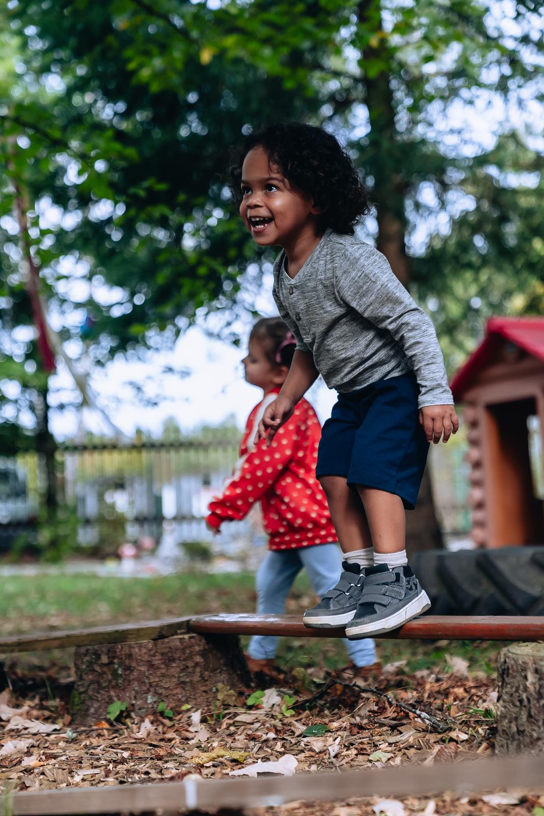 Loving bilingual nursery with happy children