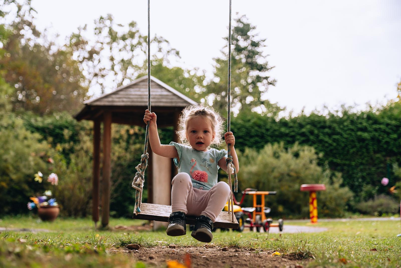 Loving bilingual nursery with happy children